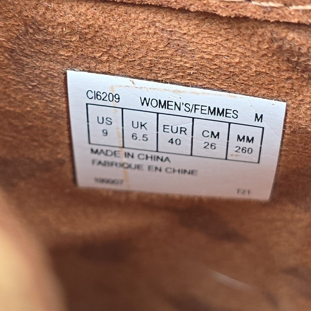 Rockport Cobb Hill Women's Crosbie Tan Leather Booties CI6209 US Size 9 - Picture 7 of 10